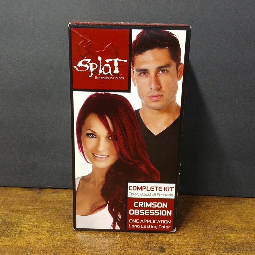 Splat Crimson Obsession Red Rebellious Colors Hair Dye Complete Kit